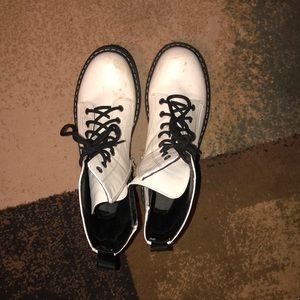 white boots